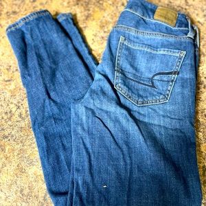 American eagle jeans size 0 skinny fit nice quality never worn